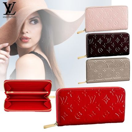 Louis Vuitton 2020 SS Monogram Plain Leather Logo Long Wallets 