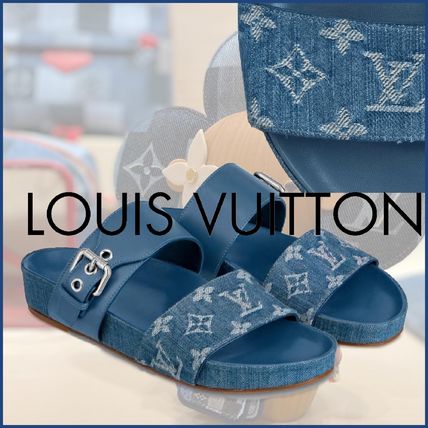 Louis Vuitton MONOGRAM 2020 SS Bom Dia Flat Mule 1A7RBZ 