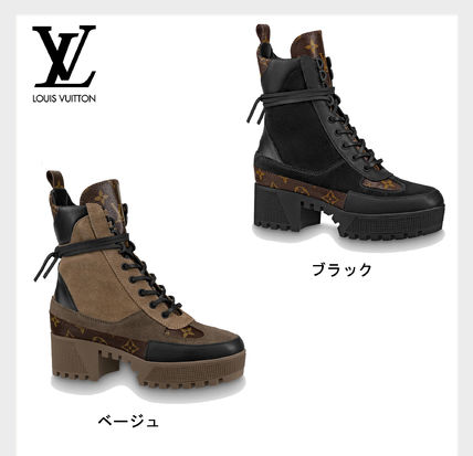 Louis Vuitton MONOGRAM 2020 SS Laureate Platform Desert Boot 1A4XYD 1A4XXY 