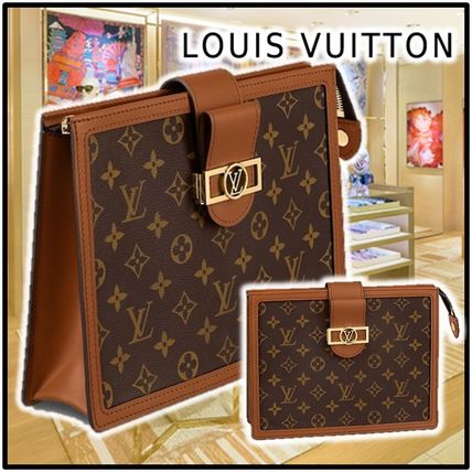 Louis Vuitton 2020 SS POCHETTE DAUPHINE brown clutches M69184 