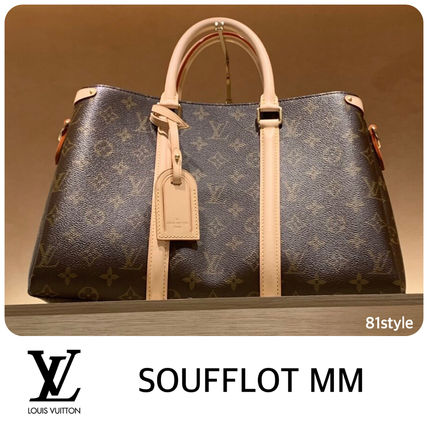 Louis Vuitton MONOGRAM Monogram Casual Style 2WAY Leather Office Style 