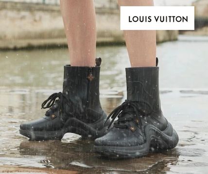 Louis Vuitton MONOGRAM 2020 SS Unisex Street Style Logo Rain Boots Boots 