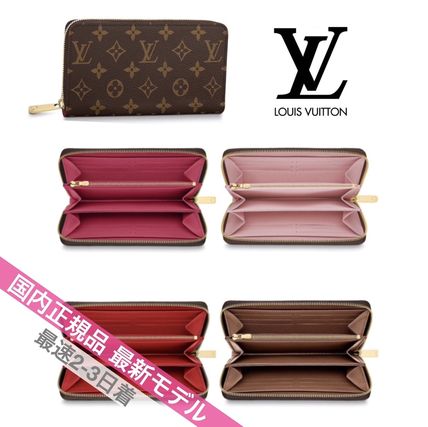 Louis Vuitton MONOGRAM 2019 20AW Leather Long Wallet Logo Long Wallets 