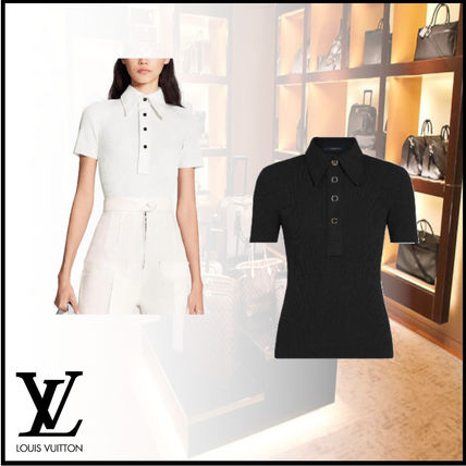 Louis Vuitton 2020 SS Casual Style Unisex Blended Fabrics Plain Short Sleeves 1A7T6Z 1A7T6E1A7T6Y 1A7T6D 1A7T6X 1A7T6C 1A7T6W 1A7T6B1A7T70 