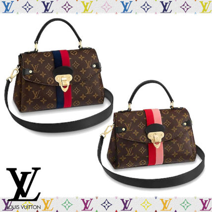 Louis Vuitton 2020 SS Monogram 2WAY Logo Handbags M43866 M43867 