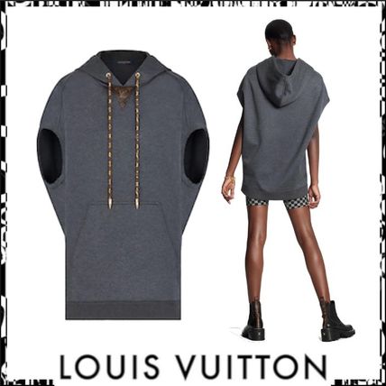 Louis Vuitton MONOGRAM Monogram Sweat Sleeveless Plain Long Tanks &amp; Camisoles 1A83NM 