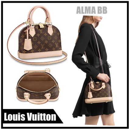 Louis Vuitton ALMA 2019 SS Plain Leather Shoulder Bags 