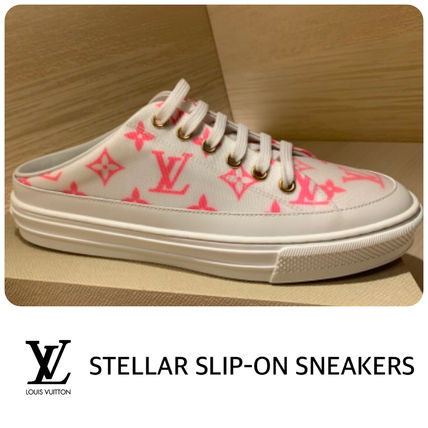 Louis Vuitton Rubber Sole Casual Style Unisex Street Style Logo 