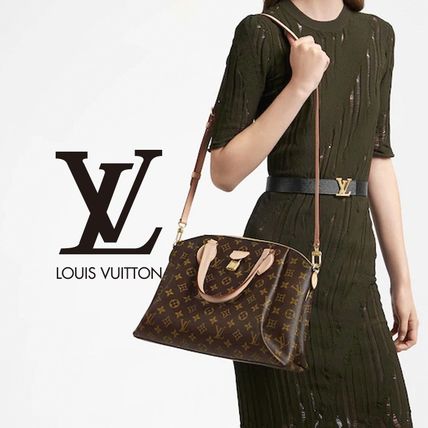 Louis Vuitton Monogram Casual Style Canvas Street Style 2WAY Leather 