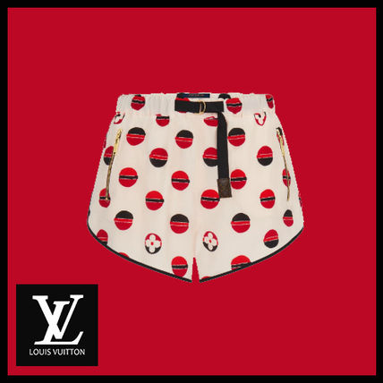Louis Vuitton Fluid Silk Sports Shorts 1A842J 