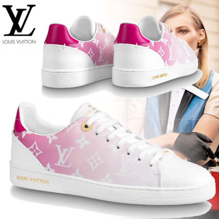 Louis Vuitton MONOGRAM 2020 21AW Monogram Round Toe Rubber Sole Casual Style Blended Fabrics 1A87CE 