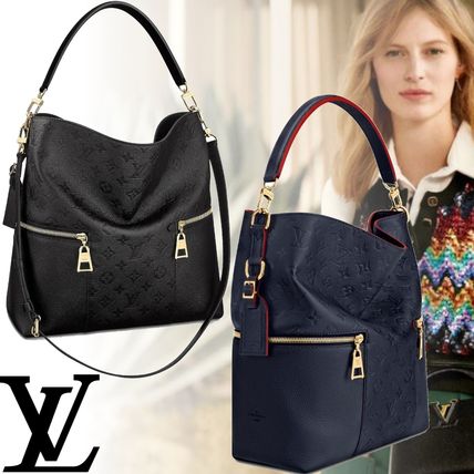 Louis Vuitton MONOGRAM EMPREINTE 2020 SS Monogram A4 2WAY Leather Office Style Elegant Style Logo M44012 M44014 