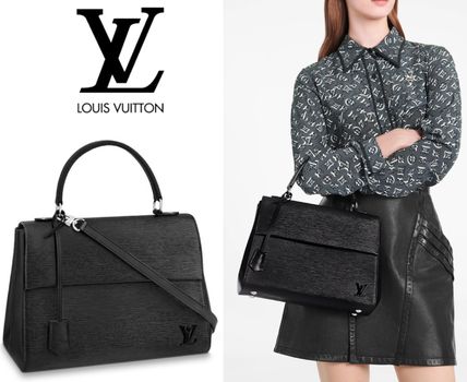 Louis Vuitton Casual Style Street Style 2WAY Plain Leather Office Style 