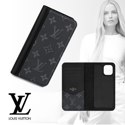 Louis Vuitton Monogram Unisex Leather Logo iPhone 11 Smart Phone Cases M69725 