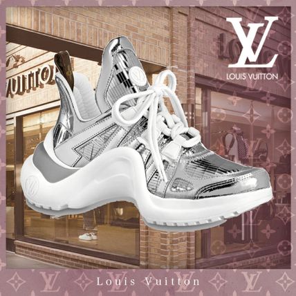 Louis Vuitton 2020 21AW Casual Style Blended Fabrics Street Style Logo Metallic 1A87S2 1A87S0
