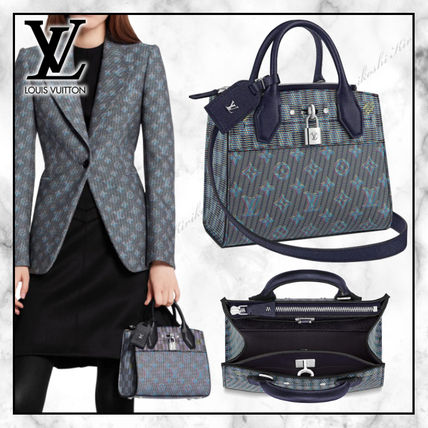 Louis Vuitton CITY STEAMER 2020 SS Other Plaid Patterns 2WAY 3WAY Leather Party Style 