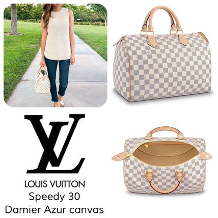 Louis Vuitton SPEEDY Leather Boston &amp; Duffles 
