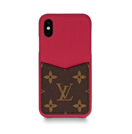 Louis Vuitton 2019 Cruise Monogram Unisex Street Style Leather iPhone XS Max Logo 