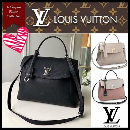 Louis Vuitton LOCKME 2020 SS 2WAY Plain Leather Crossbody Logo Handbags M52787 M56094 M51395 
