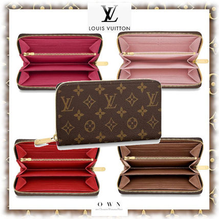 Louis Vuitton MONOGRAM Monogram Leather Long Wallet Long Wallets 