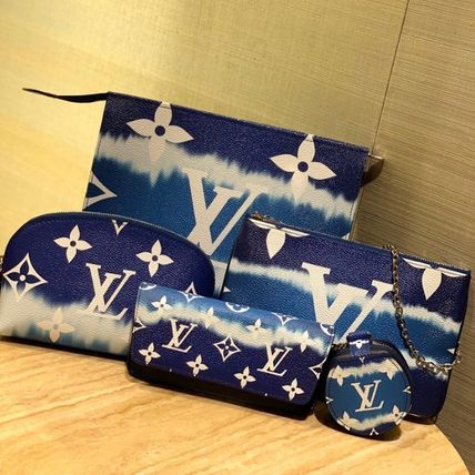 Louis Vuitton MONOGRAM 2020 SS Lv Escale Pochette Double Zip M69124 