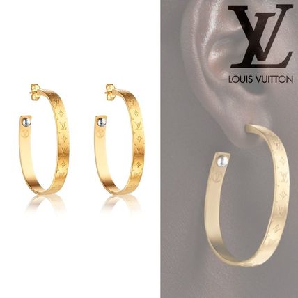 Louis Vuitton Monogram Infini 2018 19AW Elegant Style Earrings M00220 