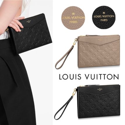 Louis Vuitton MONOGRAM EMPREINTE Calfskin 2WAY Leather Party Style Elegant Style M68707 M68705 