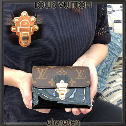 Louis Vuitton MONOGRAM 2018 SS Monogram Unisex Canvas Blended Fabrics Bi color Small Wallet 