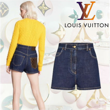 Louis Vuitton Short Monogram Casual Style Denim Cotton 1A83VK 