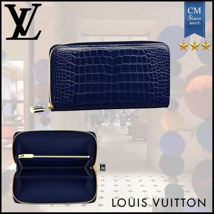 Louis Vuitton ZIPPY WALLET 2020 SS Unisex Crocodile Long Wallet Logo Long Wallets 