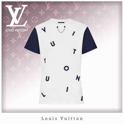 Louis Vuitton 2019 Cruise Chain Cotton Short Sleeves T Shirts 1A4HPV 1A4HPU 1A4HPT 1A4HPS 1A4HPR 1A4HPQ 1A4HQE 1A4HQD 1A4HQC 1A4HQB 