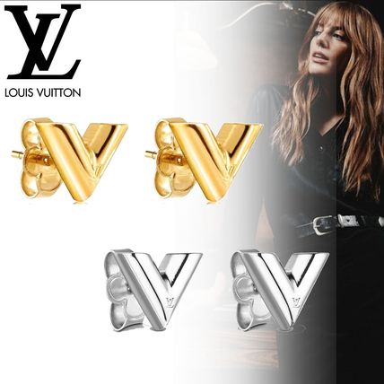 Louis Vuitton V 2020 SS Essential V Stud Earrings M63208 M68153 