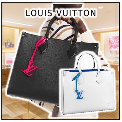 Louis Vuitton 2020 21AW 2020 21 AW ONTHEGO MM noir blanc totes M56081 M56080 