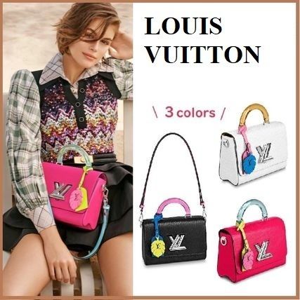 Louis Vuitton TWIST 2020 SS 2WAY Plain Leather Office Style Elegant Style Formal Style M56131 M56132 M56112 