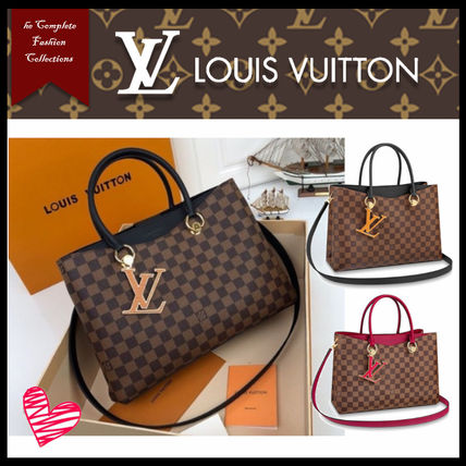Louis Vuitton 2019 20AW Monogram A4 2WAY Leather Elegant Style Logo Backpacks N40052N40050 
