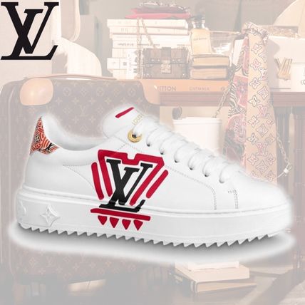 Louis Vuitton 2020 21AW Monogram Lace up Casual Style Street Style Leather Logo 1A85OD 