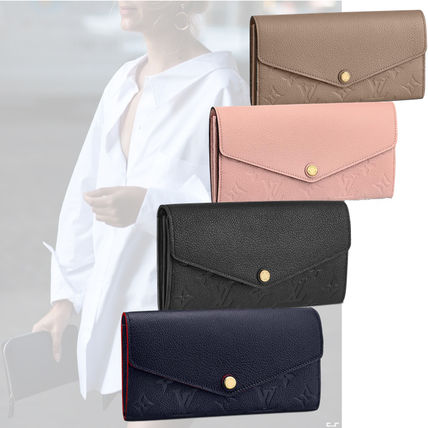 Louis Vuitton 2020 Cruise Leather Folding Wallet Logo Long Wallets 