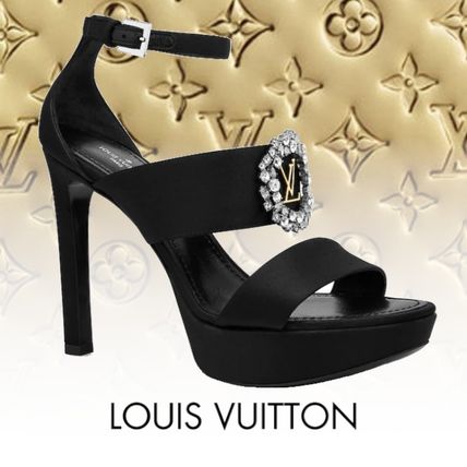 Louis Vuitton Pin Heels Party Style Elegant Style Heeled Sandals 1A663I 