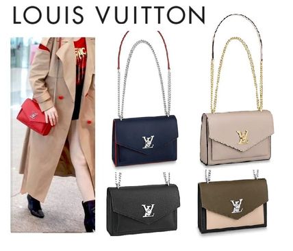 Louis Vuitton MY LOCKME 2019 SS 2WAY Chain Leather Elegant Style Crossbody Shoulder Bags 