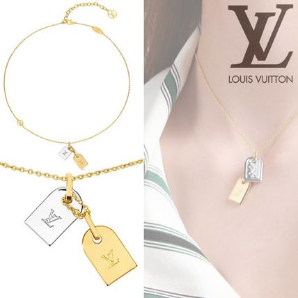Louis Vuitton Monogram Sun And Star 2018 19AW Nanogram Necklace M63141 