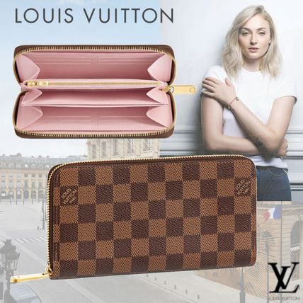 Louis Vuitton DAMIER 2019 20AW Zippy Wallet N60046 