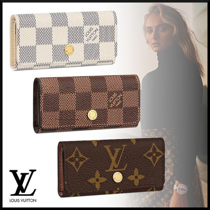 Louis Vuitton MULTICLES Monogram Unisex Calfskin Canvas Logo Keychains &amp; Bag Charms M60386 M60385 M69517 