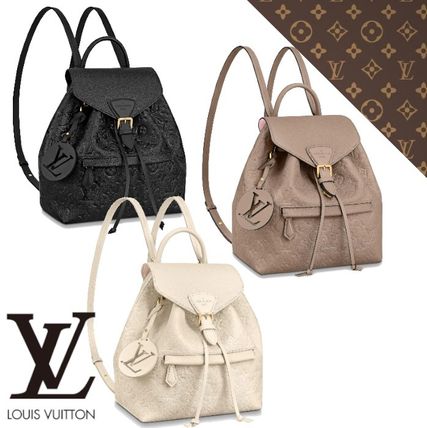 Louis Vuitton 2019 20AW Casual Style Plain Leather Elegant Style Logo Backpacks M45205 M45397 M45410 