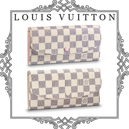 Louis Vuitton DAMIER AZUR Emilie Wallet N63546 N41625 