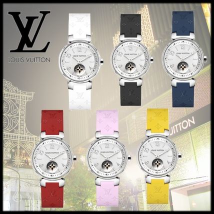 Louis Vuitton 2019 20AW Round Quartz Watches Stainless Elegant Style Analog Watches Q8J10Z 