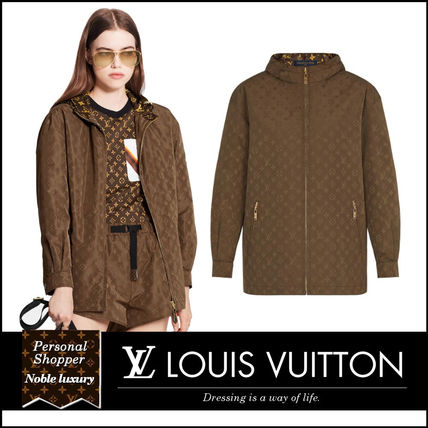 Louis Vuitton MONOGRAM 2020 21AW Monogram Unisex Silk Nylon Blended Fabrics Street Style Logo 