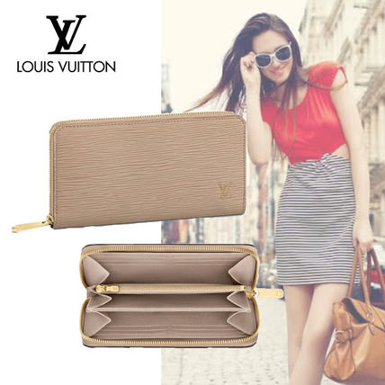Louis Vuitton EPI Plain Logo Long Wallets 