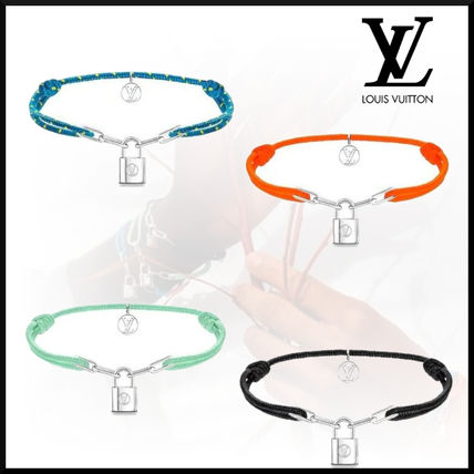 Louis Vuitton LOCKIT 2020 SS Bangles Casual Style Unisex Blended Fabrics Leather Q95867 Q95866 Q95865 Q95864 