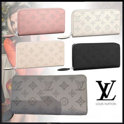 Louis Vuitton MAHINA 2019 SS Unisex Leather Long Wallet Logo Long Wallets M68670 M67410 M61868 M61869 M61867 M58878 