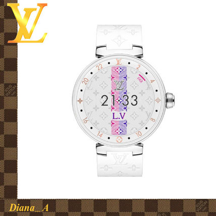 Louis Vuitton Leather Elegant Style Analog Watches 